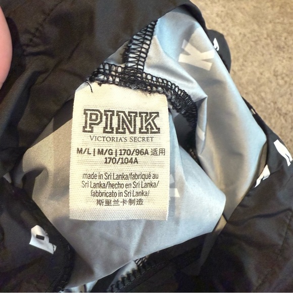Victorias Secret PINK Windbreaker Jacket Size Medium - Picture 2 of 4